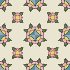 Vintage abstract pattern N3