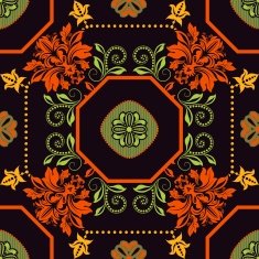 Geometrical tile pattern Ornamental background