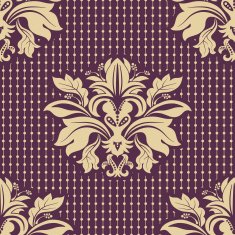 seamless damask pattern N82