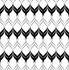 Black and white seamless pattern twist line style N5