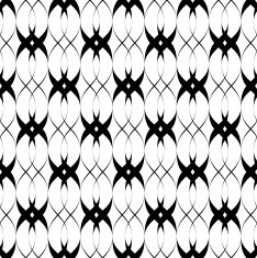 Black and white seamless pattern twist line style N8
