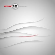 Waves from paper on Abstract white background N2