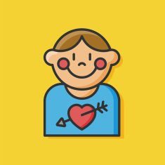 valentines boy icon