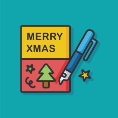 Christmas card icon N2
