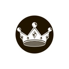 3d vintage crown luxury coronet illustration