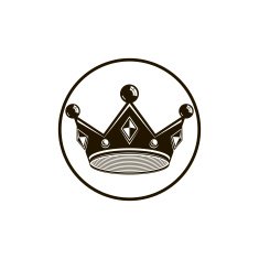 3d vintage crown luxury coronet illustration N2
