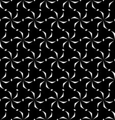 Black and white geometric seamless pattern abstract background N23