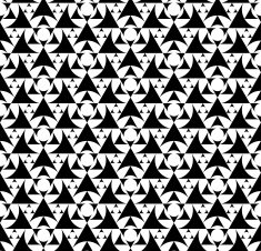 Black and white geometric seamless pattern abstract background N25