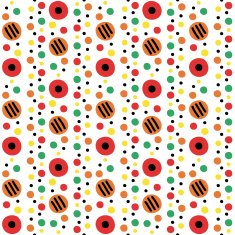 Dymkovo seamless pattern
