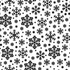 Snowfall seamless pattern