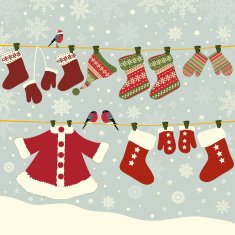 Set of Christmas elements N2