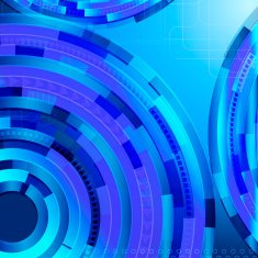 Abstract blue background with techno elements N2