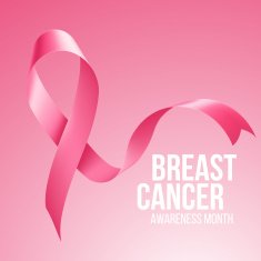 Breast Cancer Awareness Ribbon Background Vector illustration N4