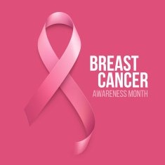 Breast Cancer Awareness Ribbon Background Vector illustration N5