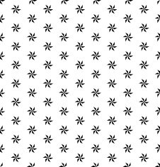 Black and white geometric seamless pattern abstract background N28