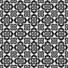 Black and white geometric seamless pattern abstract background N29