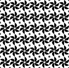 Black and white geometric seamless pattern N10