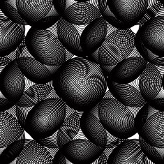 Black and white illusive abstract seamless pattern N5