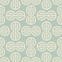 Abstract circles pattern Geometric vector ornament Retro fabri N2