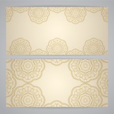 Flayers with arabesque decor N6