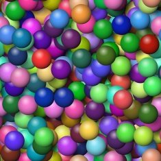 Abstract texture with balls