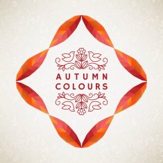 Autumn frame with leaves Vector illustration