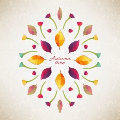Autumn background Vector illustration N7