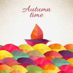 Autumn background Vector illustration N16