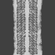 Grunge tire track
