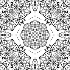 Medieval pattern of round elements N2