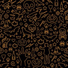 Halloween seamless pattern N39