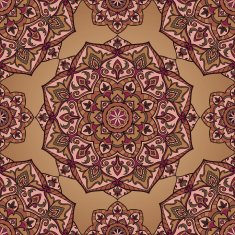 Vintage pattern of circular elements
