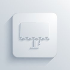 Vector modern night lamp light icon