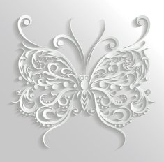 Ornamental butterfly