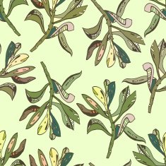 plant pattern seamless color N2