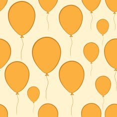 Seamless orange balls