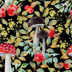 Autumn watercolor pattern N18