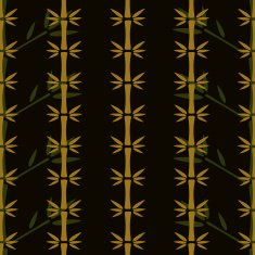 Seamless pattern with bamboo trees N4