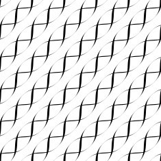 Black and white seamless pattern twist line style N10