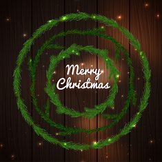 Christmas tree garlands