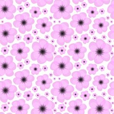 Floral Seamless Pattern Background Vector illustration N10