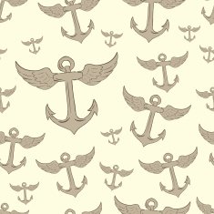 Seamless winged anchors