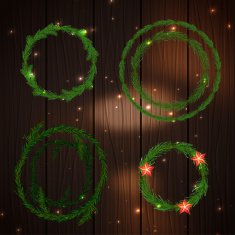 Christmas tree garlands N2