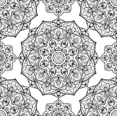 Medieval pattern of circular elements N2