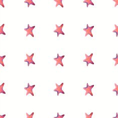 starfish watercolor seamless ornament pattern illustration N2