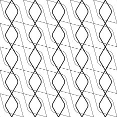 Black and white geometric seamless pattern with line N3