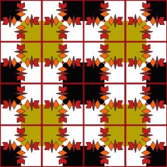 Seamless abstract pattern ornament geometric background N6