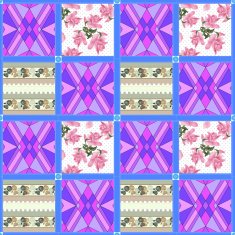 Patchwork seamless pattern ornament background N2