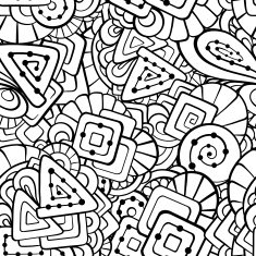 Abstract shapes seamless pattern N5