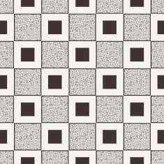 Vector seamless pattern in the form of a labyrinth N2